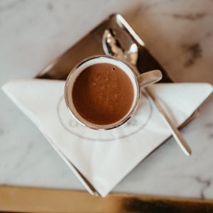 Hot chocolate at Criollo Artisan Chocolatier