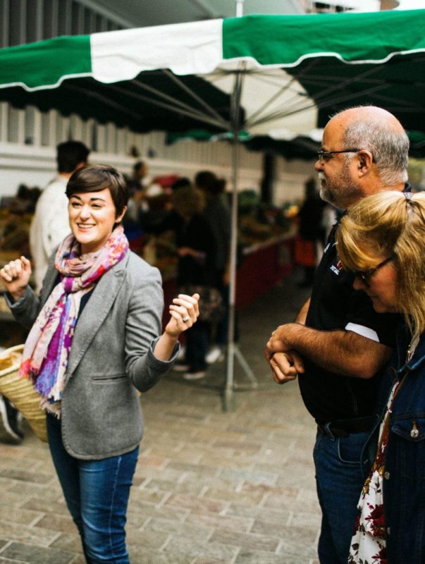Exploring French markets makes me happy.