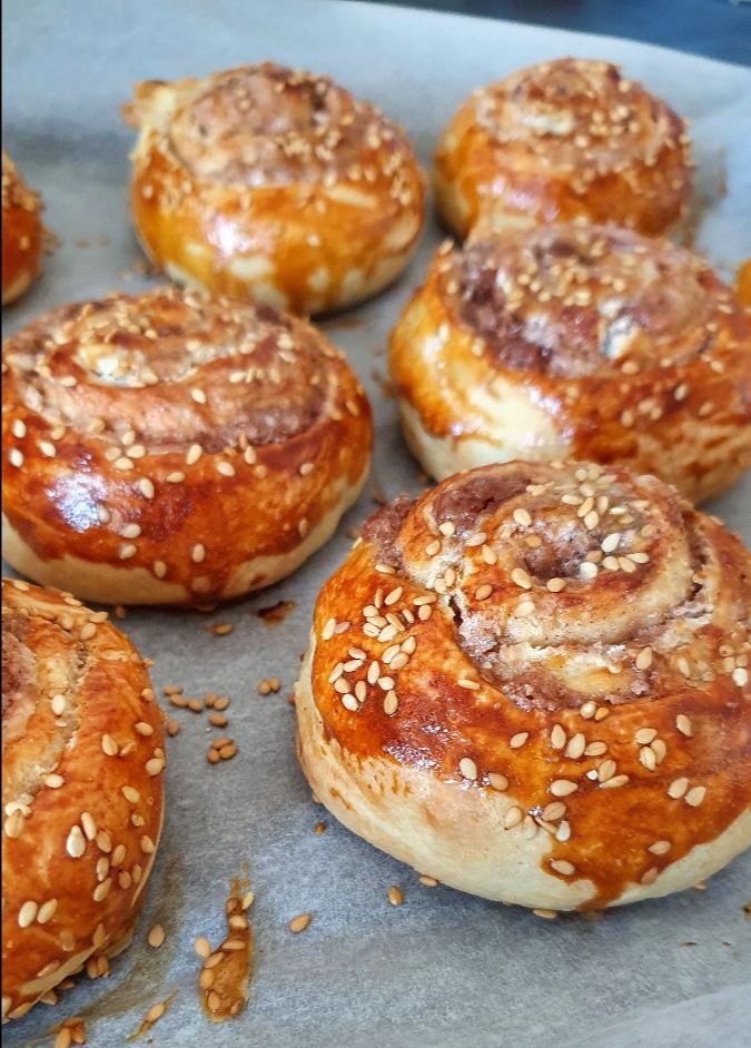 Sweet Tahini Rolls from Falastin cookbook