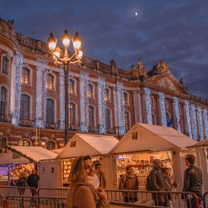 Toulouse Christmas market on the Place du Capitole