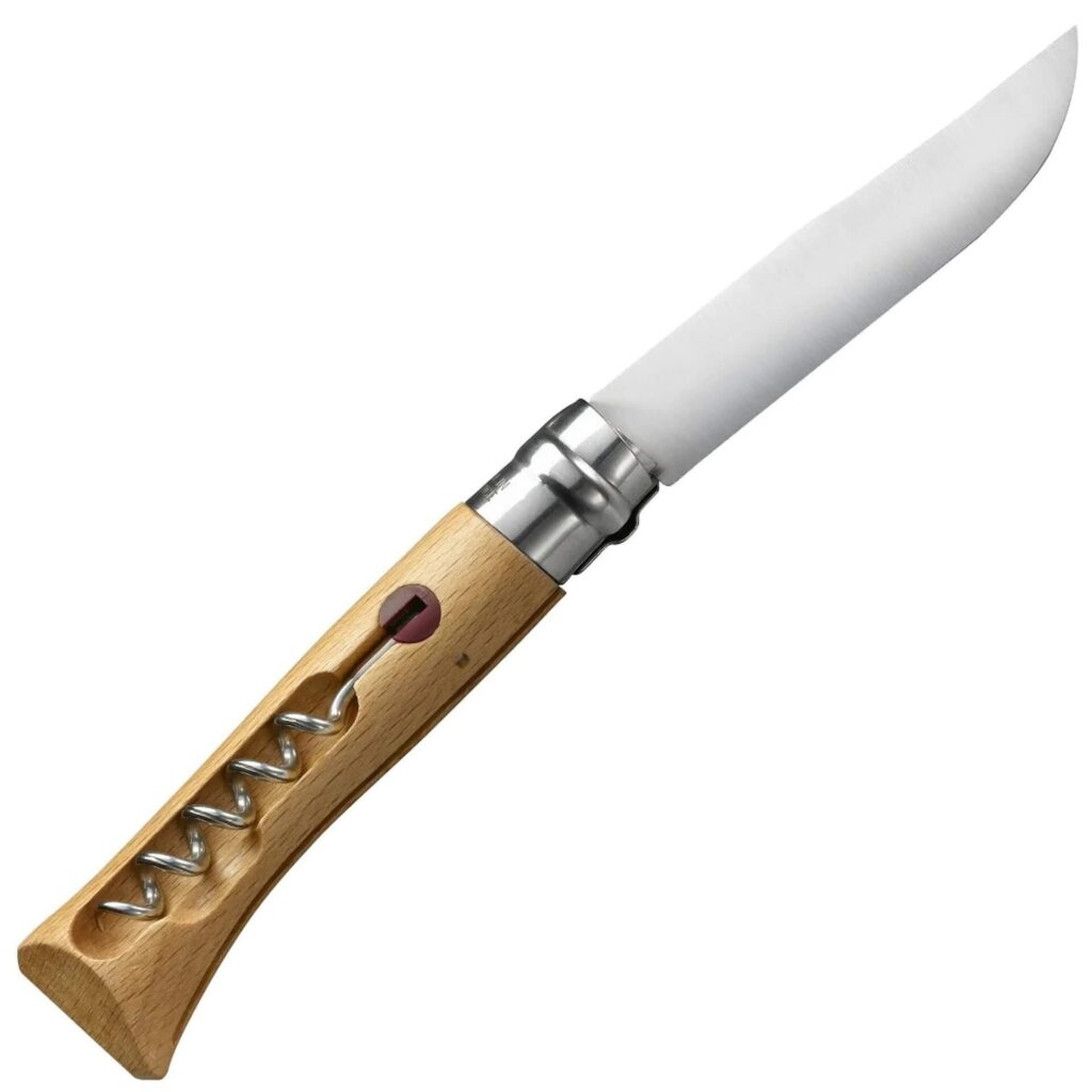 Opinel No. 10 Folding Knife & Corkscrew