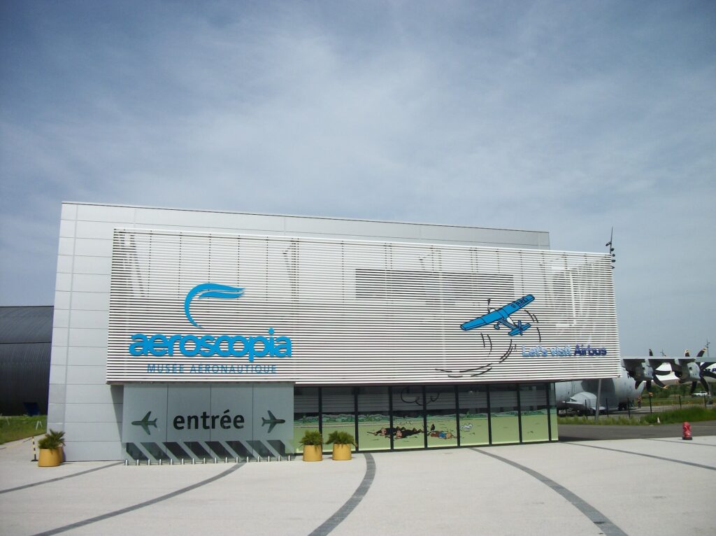 Aeroscopia Museum in Toulouse exterior